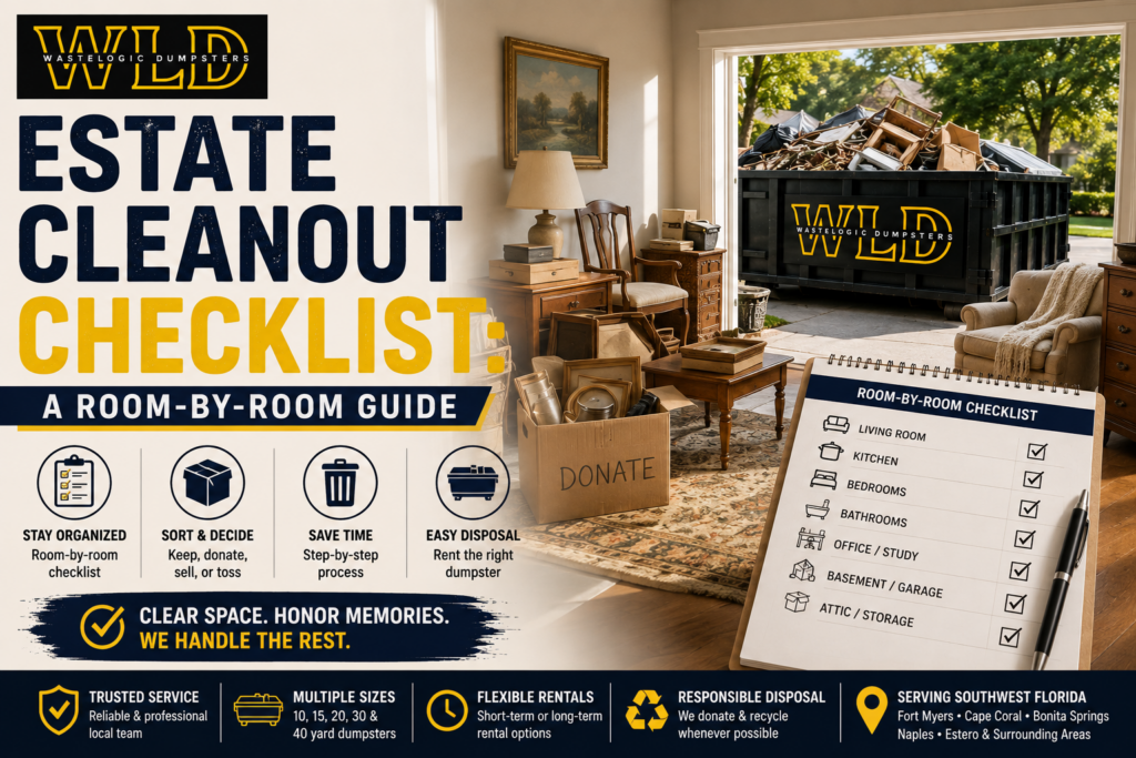 Estate Cleanout Checklist